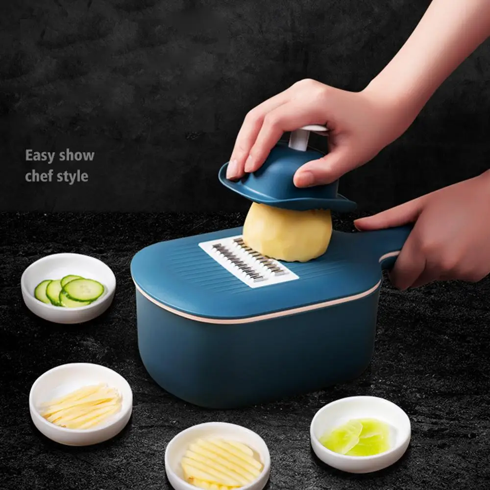 Slice, Dice, and Peel With Ease: All-in-one Multifunctional Vegetable Kitchen Tool