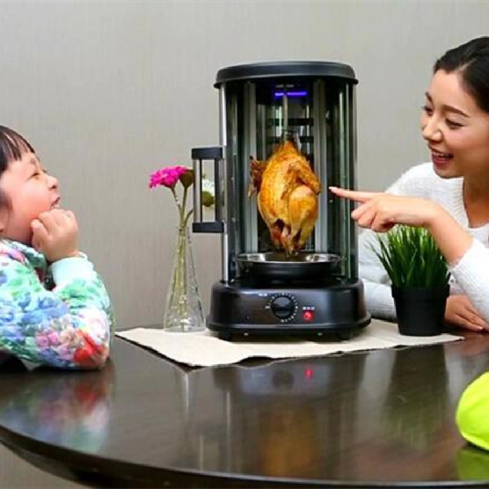 Electric Rotisserie Grill - Smokeless Indoor Skewer Stove | MyStellarShop