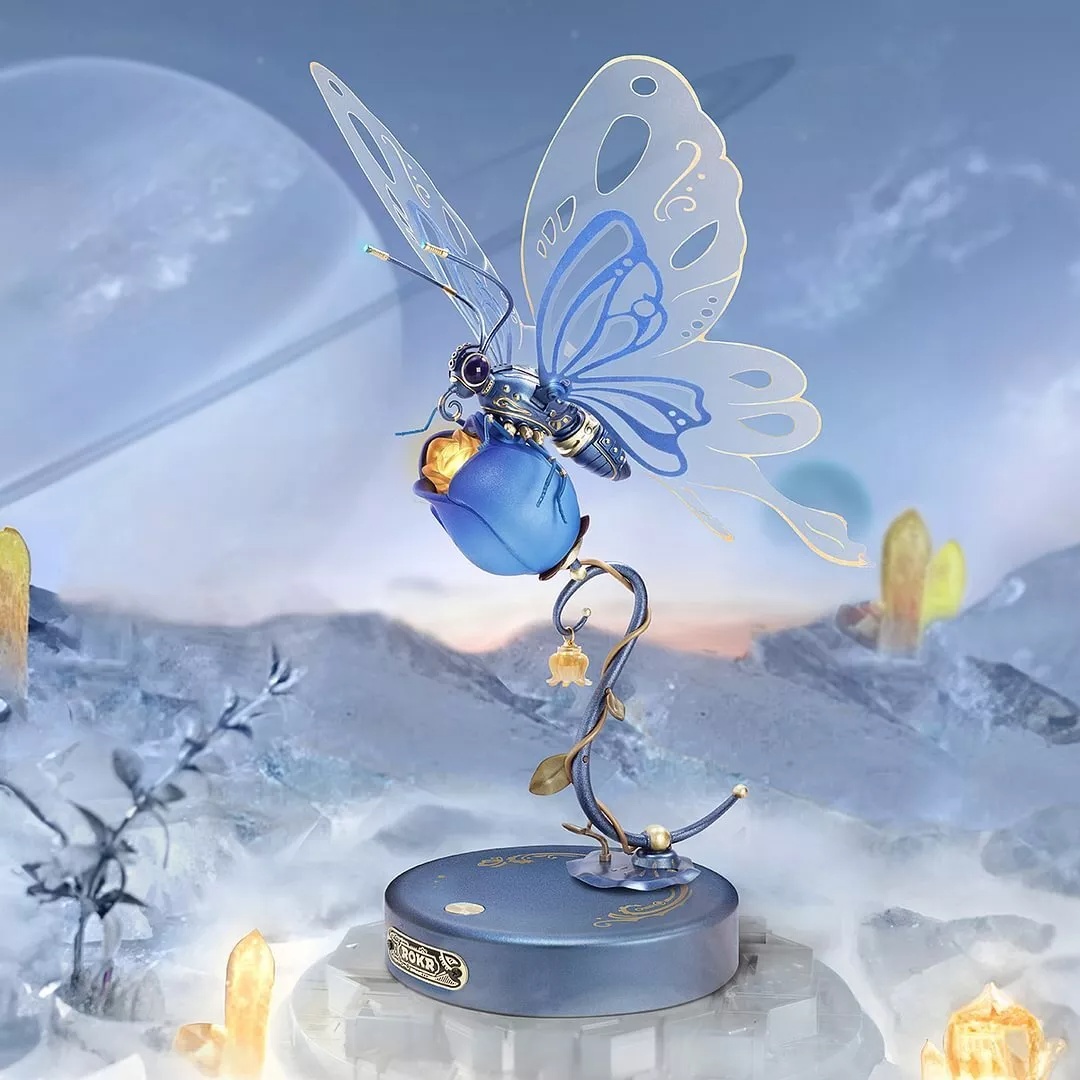 ROKR Starry Blue Mechanical Butterfly