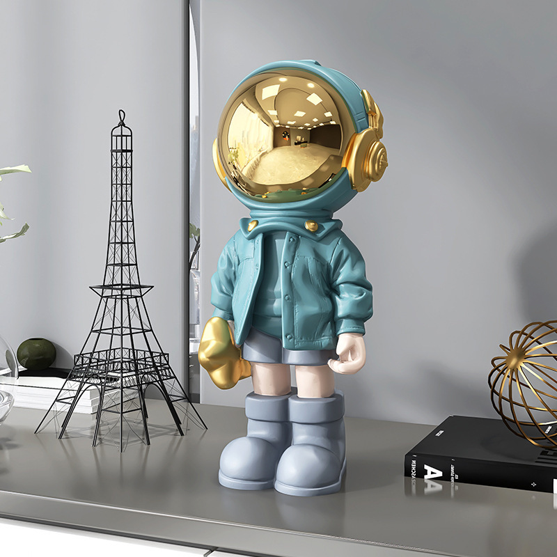 Creative Resin Cartoon Astronaut Statues Home Decoration Figurine Desktop Decor Sculpture Nordic Indoor Ornaments Gifts