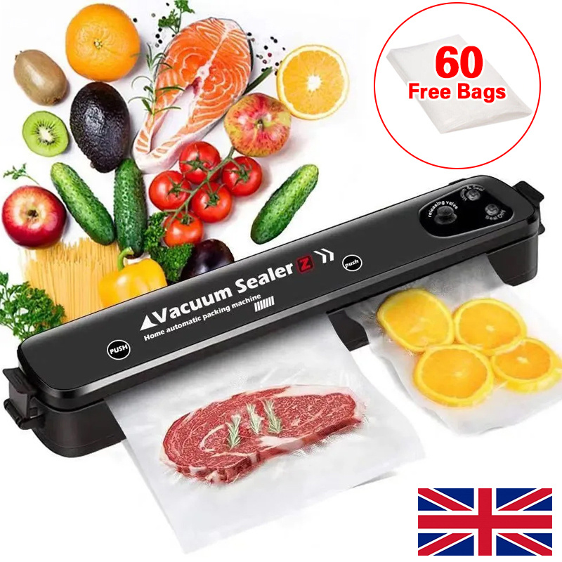 Aura-Pro-Smart-Vacuum-Food-Sealer Aura Pro Smart Vacuum Food Sealer machine vacuuming fresh ingredients in a luxury modern kitchen countertop layout.