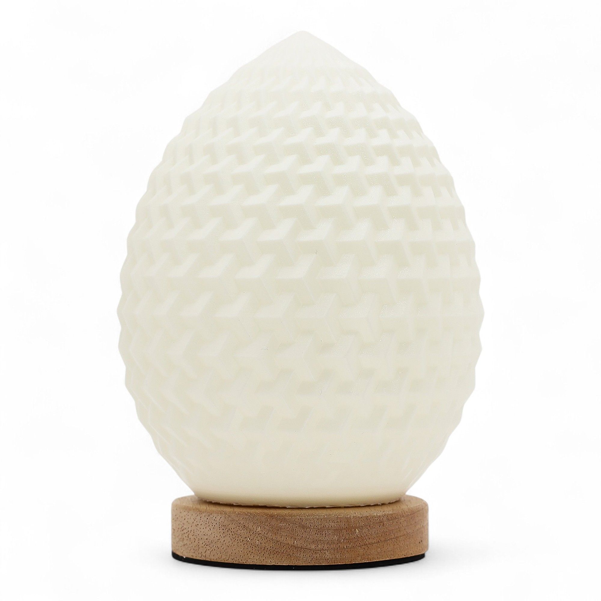 Orion™ New Wave Lamp — Teardrop Orion New Wave Sculptural Table Lamp teardrop ribbed design warm glow