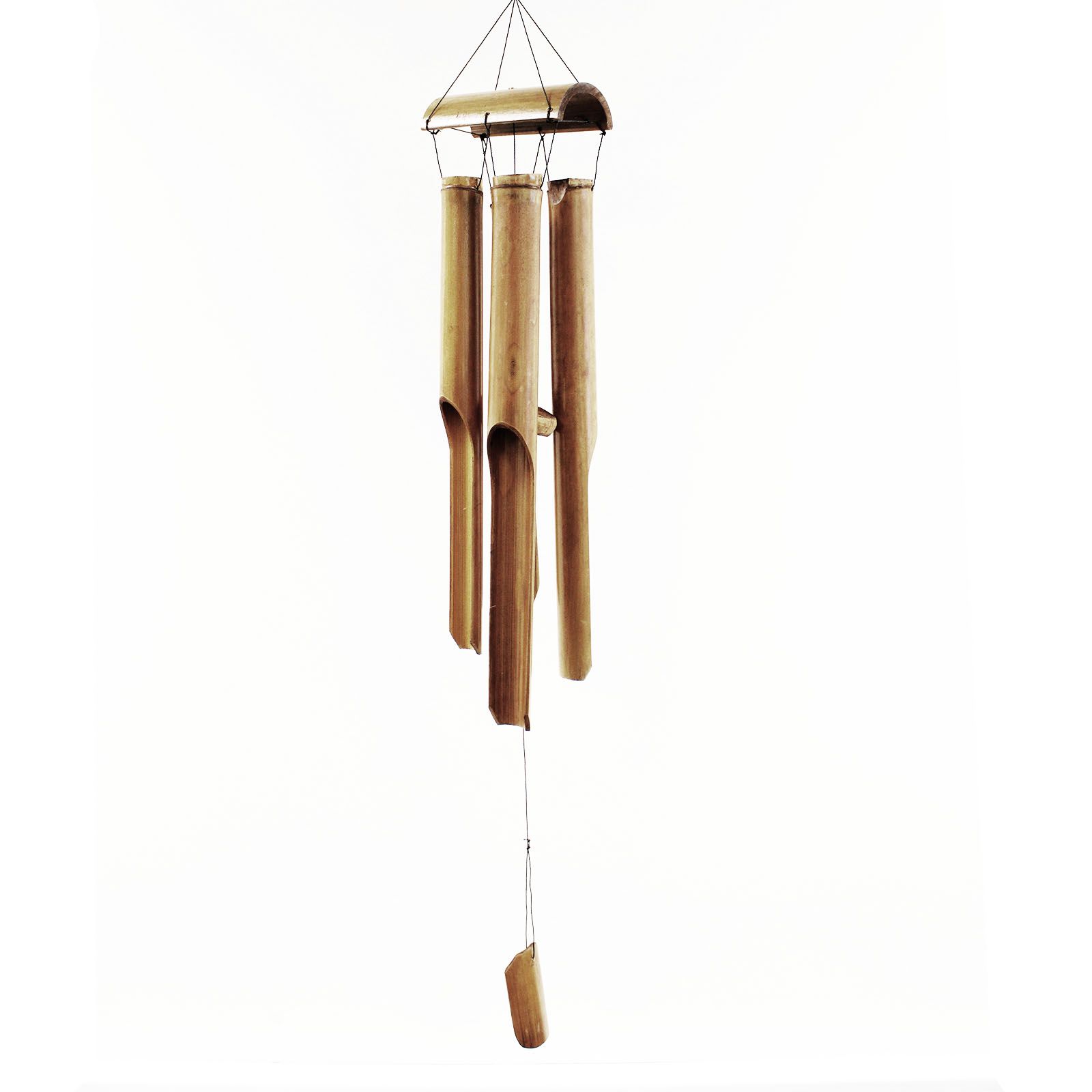 Orion Bamboo Wind Chime 4 tube natural finish